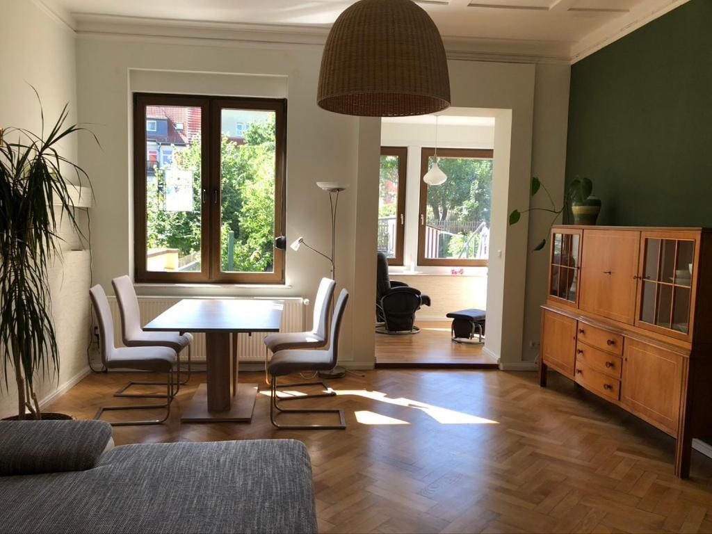 Ferienwohnung An Der Gruenen Clara Erfurt Exterior foto